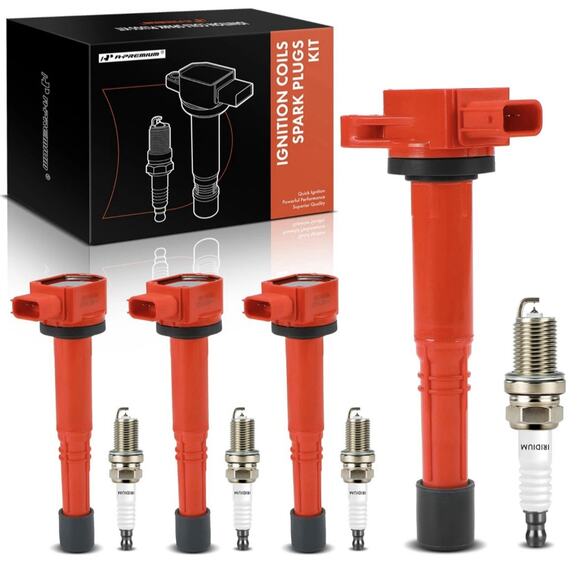 Honda Acura Apremium Ignition Coil / Spark Plug Kit - Picture 3 of 11